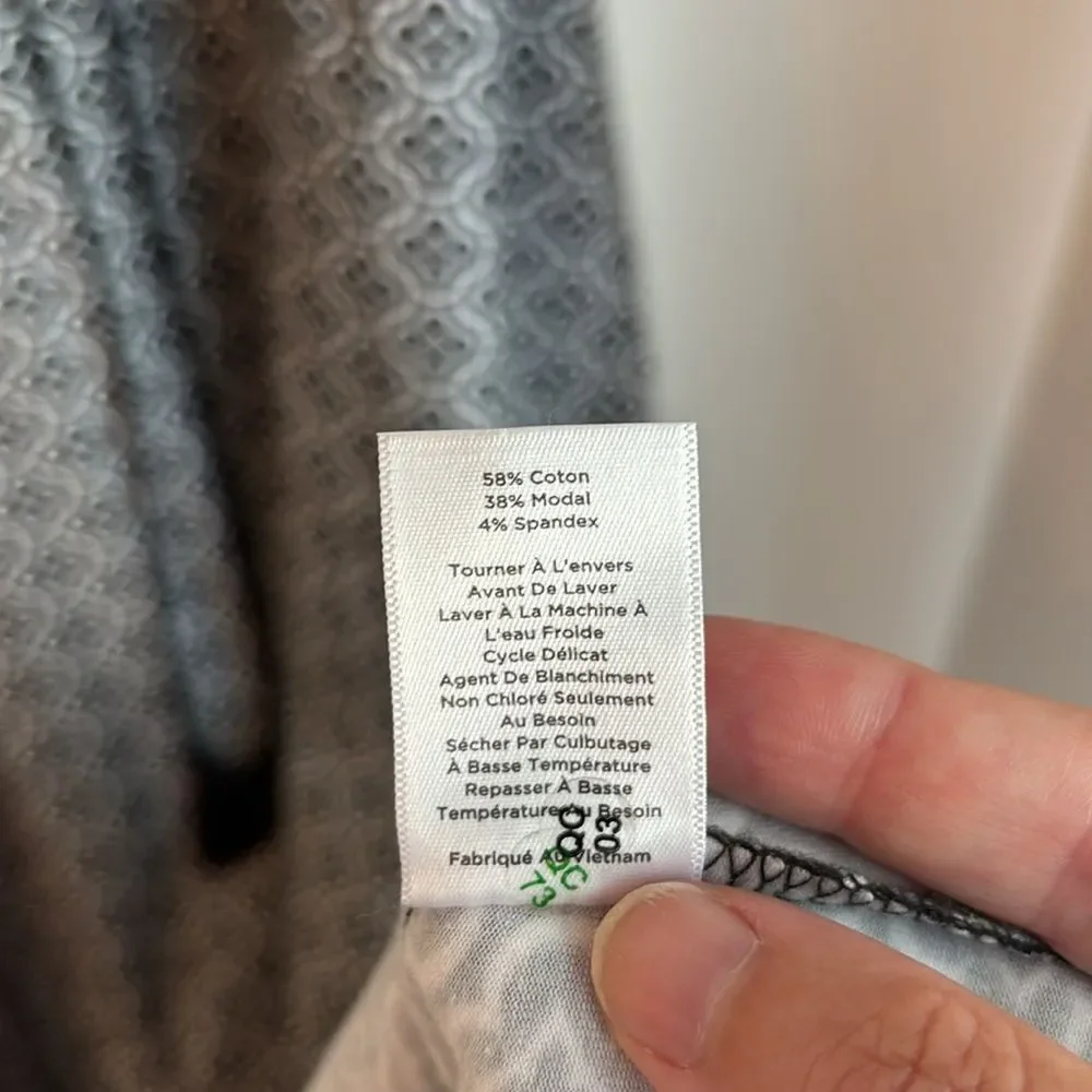 Talbots Avalon Tiles Jersey Maxi Dress Black White Geometric Maxi SM women’s EUC - Picture 12 of 14